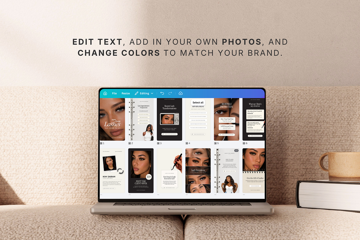 Lash Artist Instagram Story Template, a Social Media Template by Design Lush Studio (Photo 5 of 9)