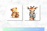 Watercolor Animals Midjourney Prompt, an Animal Illustration by ClipCraft (Thumbnail 5 of 9)