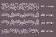 Lace patterns, ribbons, cliparts., a Pattern Graphic by Ajuga (Thumbnail 8 of 10)