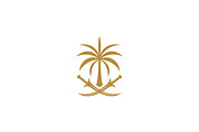 Logo Palm Tree and Sword, a Branding & Logo Template by Signatoro (Thumbnail 2 of 3)