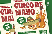 Cinco De Mayo Event Flyer, a Flyer Template by MMPixelCraft (Thumbnail 3 of 4)