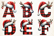 Watercolor Christmas Alphabet, an Illustration by Libby Wishes (Thumbnail 2 of 9)
