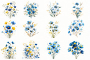 Meadow Wildflowers Clipart, an Illustration by Designworld (Thumbnail 3 of 5)