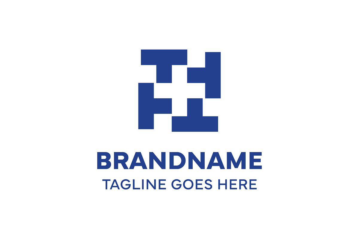 Letter TTTT Medical Cross Logo, a Branding & Logo Template by Pray Art Design Studio
