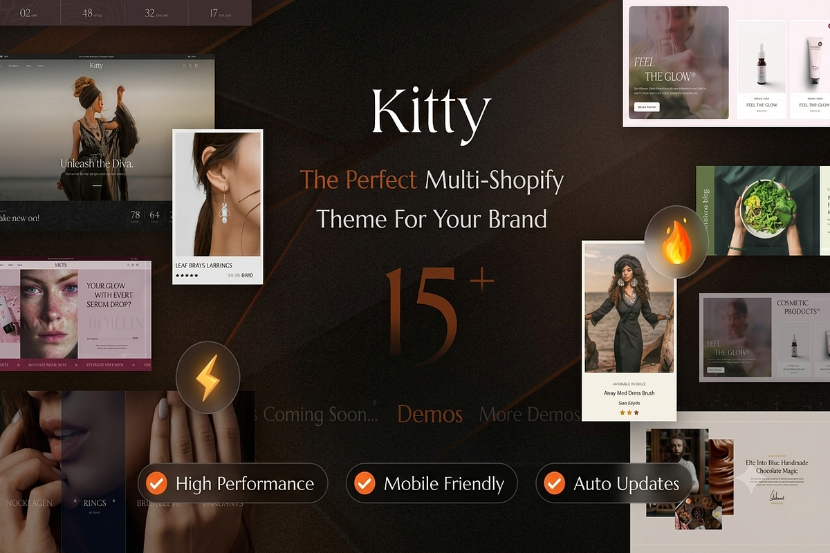 Kitty - Multipurpose Shopify Theme, a Shopify Template by ThemesRain (Photo 1 of 3)