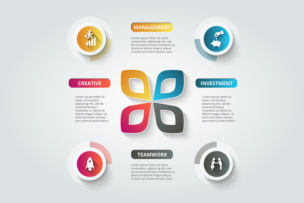 Diagrams for business infographic v2, a Presentation Template by Abert (Photo 6 of 8)