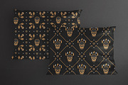 Skull & Roses: patterns, frames, a Pattern Graphic by ClipartMuchLove (Thumbnail 8 of 8)