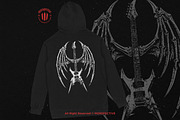 10 Bundle Dark Art Guitar Wings, an Illustration by Morspective (Thumbnail 4 of 7)