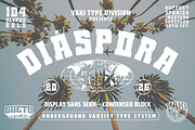 DIÁSPORA, a Slab Serif Font by KÄLETRE (Thumbnail 1 of 3)