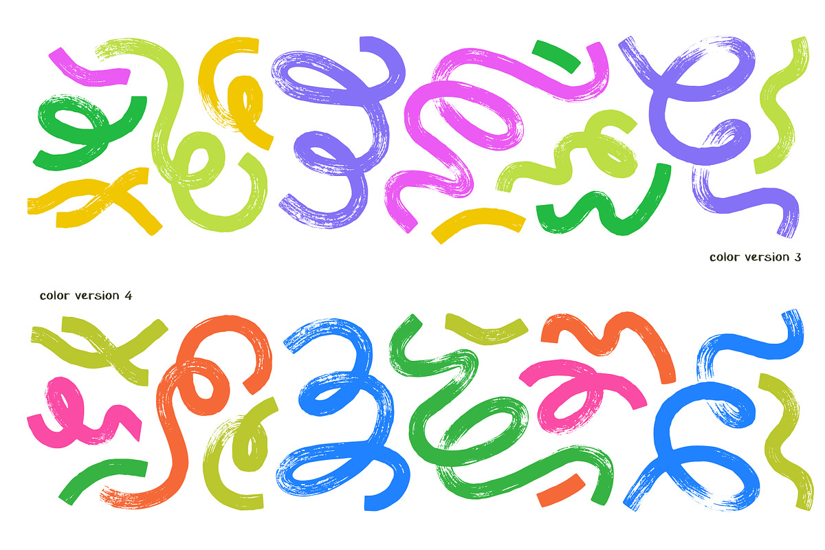 Doodle abstract swirls, brushstrokes, a Decorative Illustration by Good Studio (Photo 3 of 3)