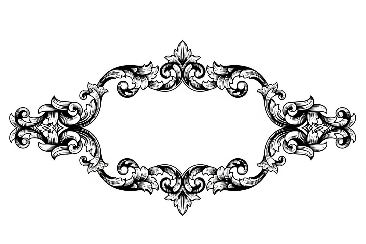 Ornamental Vintage Frame Border Bund, an Illustration by Creativeshirt (Photo 13 of 31)