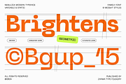Nebulica - Geometric Family Font, a Sans Serif Font by Zarma Type (Thumbnail 3 of 12)