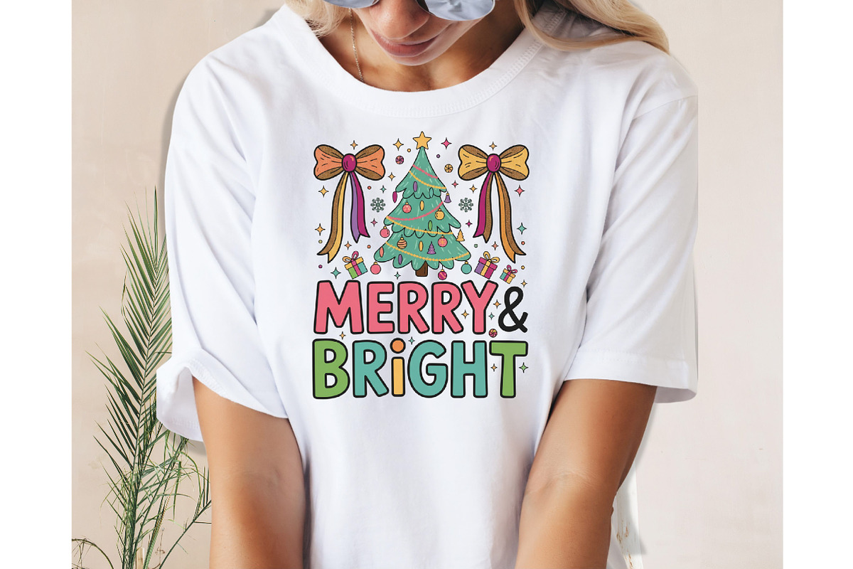Christmas Tree Png, Merry & Bright, an Illustration by Designking (Photo 6 of 6)