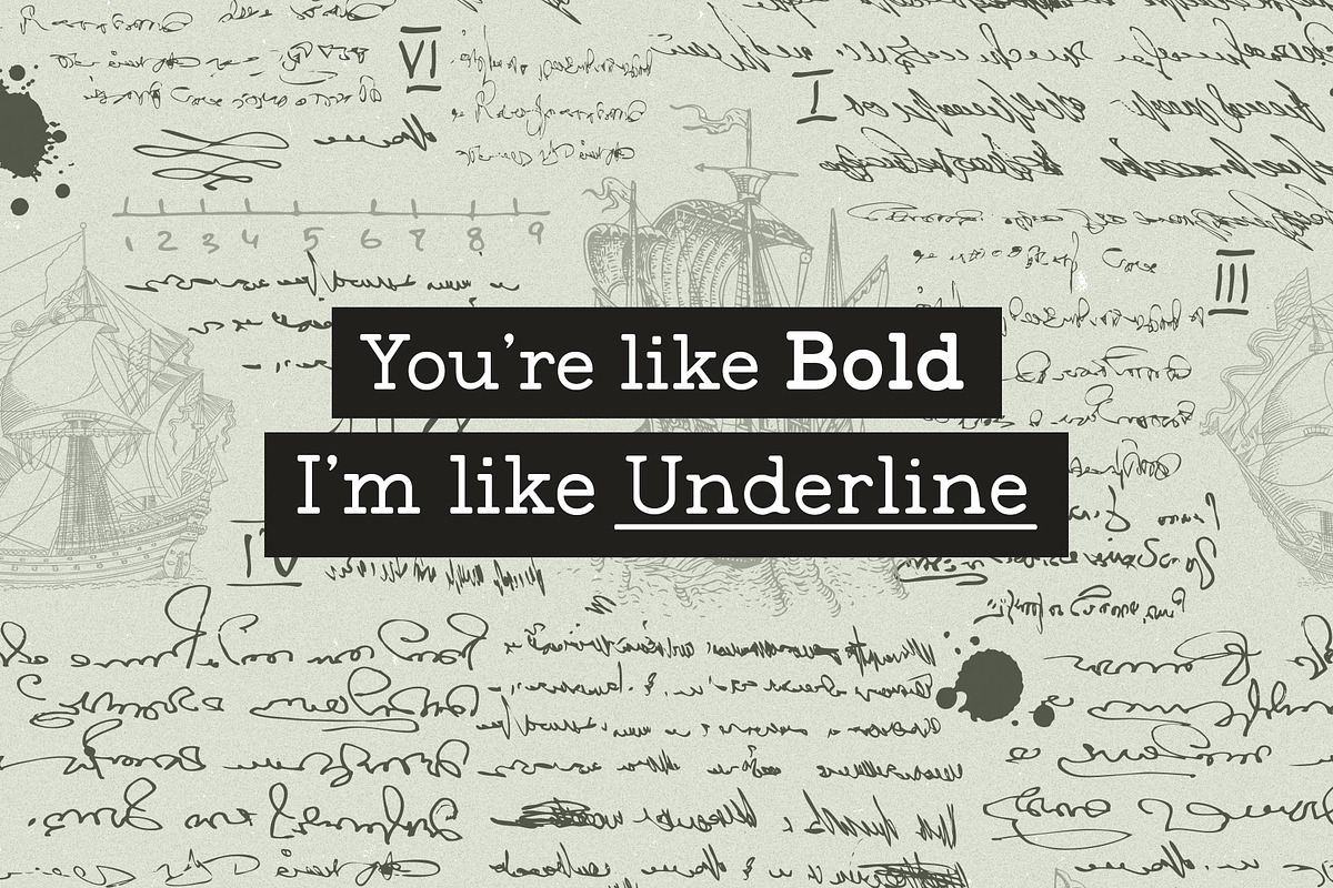 Untold History - Typewriter Font, a Serif Font by Arterfak Project (Photo 1 of 13)