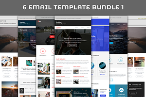 6 Email Template Bundle 1