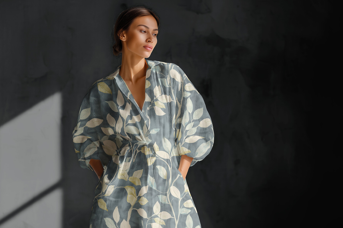 Long Sleeve Studio Dress Mockup, a Shirt Mockup by 1001 mockups (Photo 3 of 9)