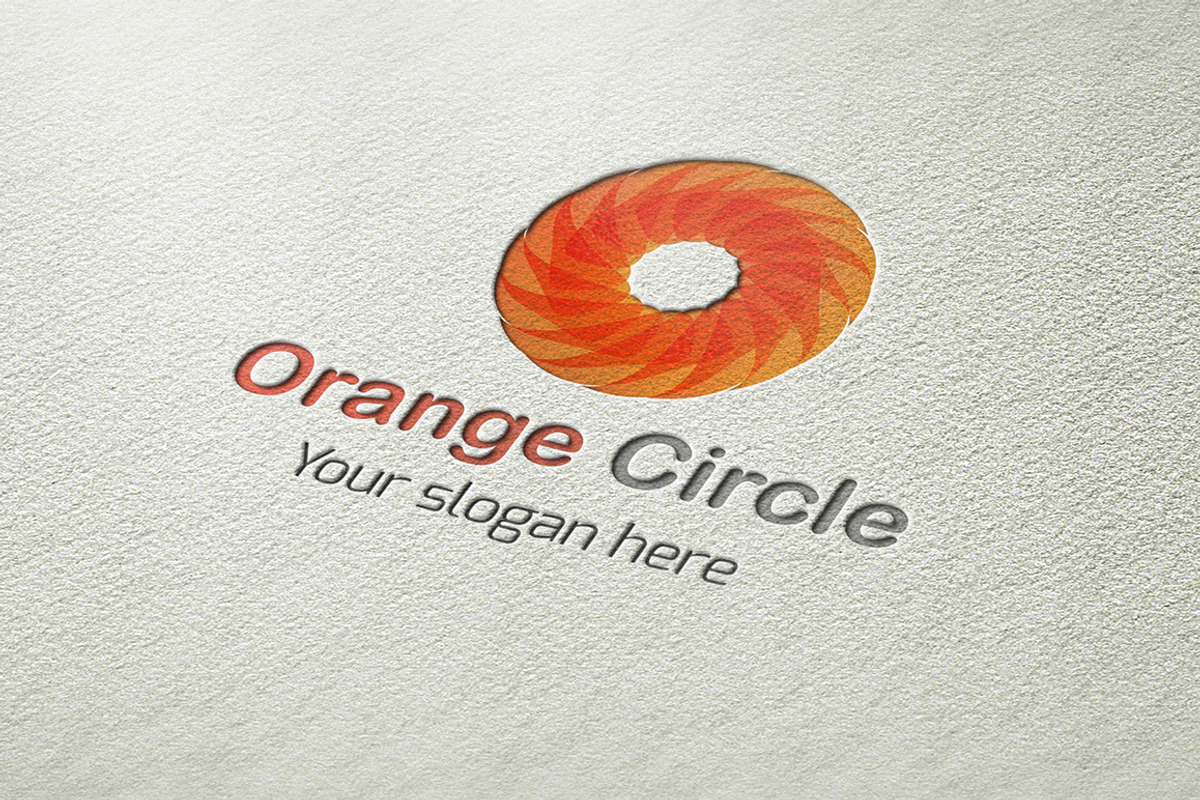 Orange circle Logo, a Branding & Logo Template by BdThemes (Photo 1 of 5)