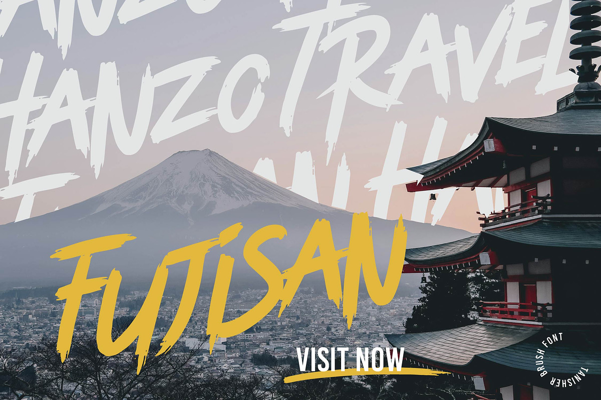 Tanisher | Urban Brush Font, a Script Font by Denustudios (Photo 6 of 14)