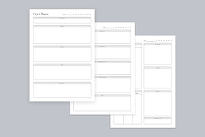 Generic Planning Pages Set V-15