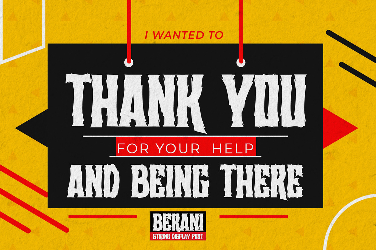 BERANI - Strong Display Font, a Font by Gassstype (Photo 8 of 8)