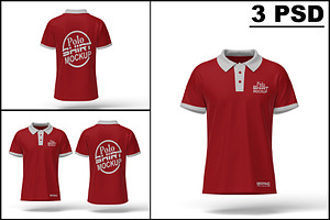 Polo T-Shirt Mockup, an Apparel Mockup by mockupbuys