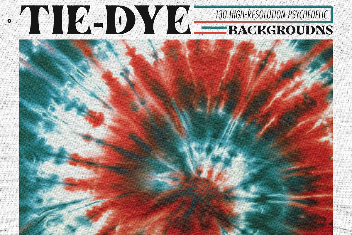 Tie-Dye Backgrounds, a Background Graphic by Freezerondigital (Photo 1 of 14)