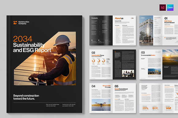 Sustainability Report Template preview 7