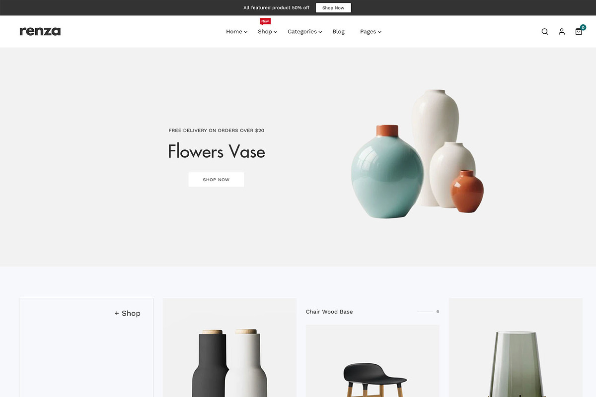 Renza - Multipurpose Shopify Theme, a Shopify Template by Team90Degree (Photo 4 of 6)