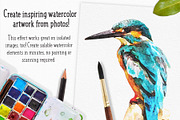 Watercolor Photo Effect - Salted preview 5