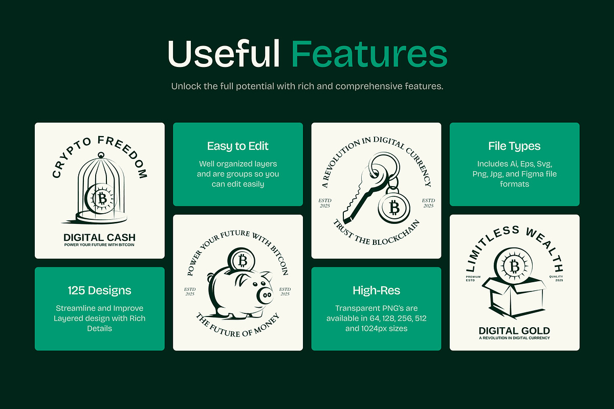 Bitcoin Trading Doodle Art Set, an Outline Icon by Vectors Market (Photo 2 of 10)