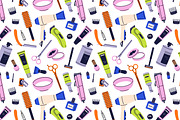Barbers' equipment set, backgrounds, an Object Illustration by PaperTrident (Thumbnail 5 of 5)