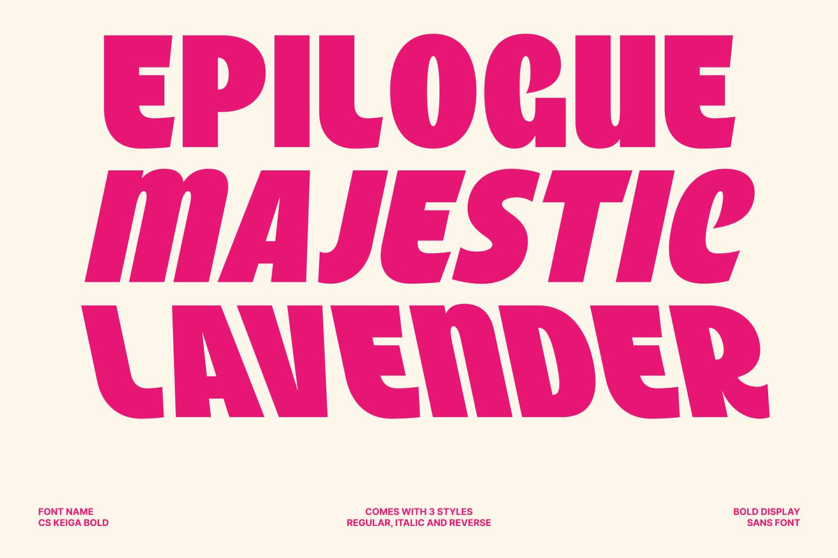 CS Keiga – Sans Serif Font, a Sans Serif Font by Craft Supply Co. (Photo 3 of 8)