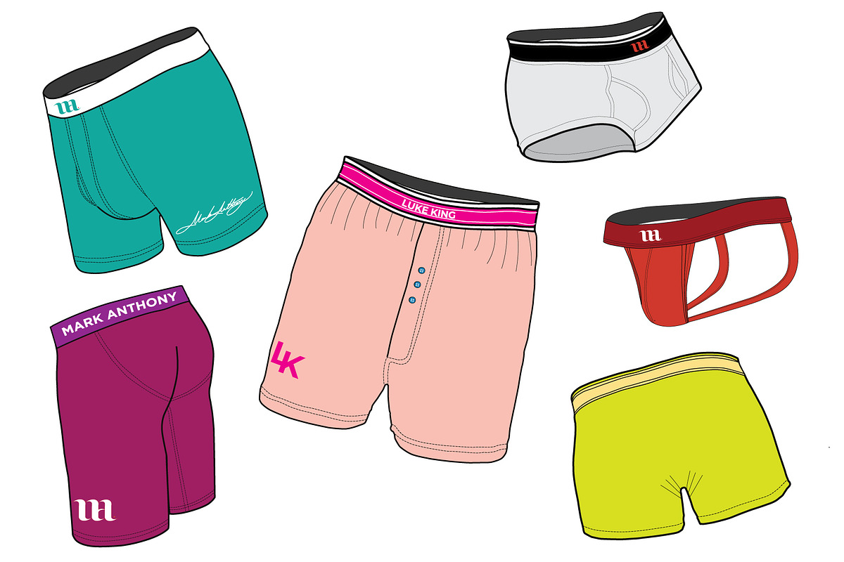 Boxers/Briefs Bundle - Template, a Hat Mockup by Mark Anthony Media (Photo 3 of 4)