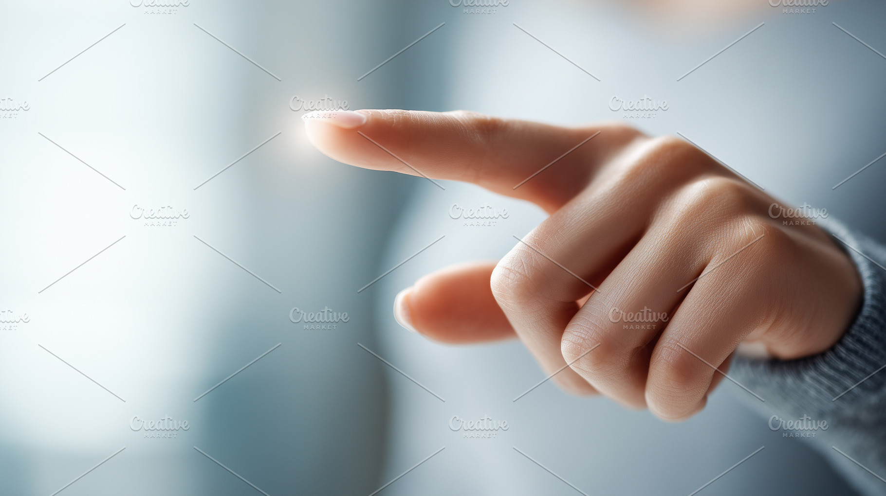 Close up of a hand reaching out with, a Technology Photo by MistyDay