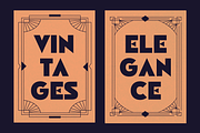 Foxic – A Geometric Art Deco Font, a Font by Tiptop Graphic (Thumbnail 6 of 8)