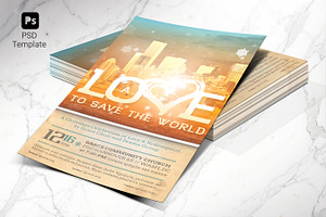 Christmas Concert Flyer Photoshop, a Flyer Template by Godserv Designs