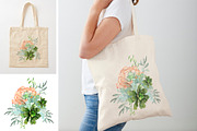 Watercolor Succulents, an Illustration by CrystalinaShop (Thumbnail 5 of 5)