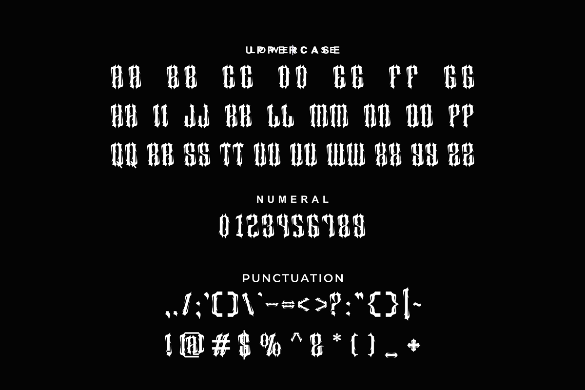 Music Blacker - Gothic Font, a Blackletter Font by Iqsiart Studio (Photo 7 of 11)