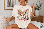 Whimsical Christmas Deer PNG, a Seasonal Illustration by Craft Nest (Thumbnail 5 of 6)