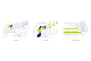 Special urban transport abstract, a Transportation Illustration by Visual Generation