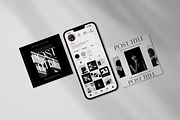 Monochrome Modern Social Templates, a Templates & Theme by Amado Brand Design Studio (Thumbnail 3 of 6)