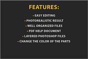 Portrait Flyer Garden Setting PSD, a Product Mockup by Bruno's Shop (Thumbnail 3 of 3)