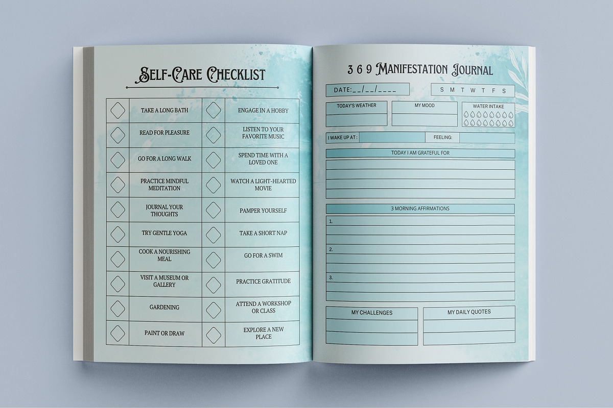 369 Manifestation Journal, a Print Template by Book2bees (Photo 4 of 4)