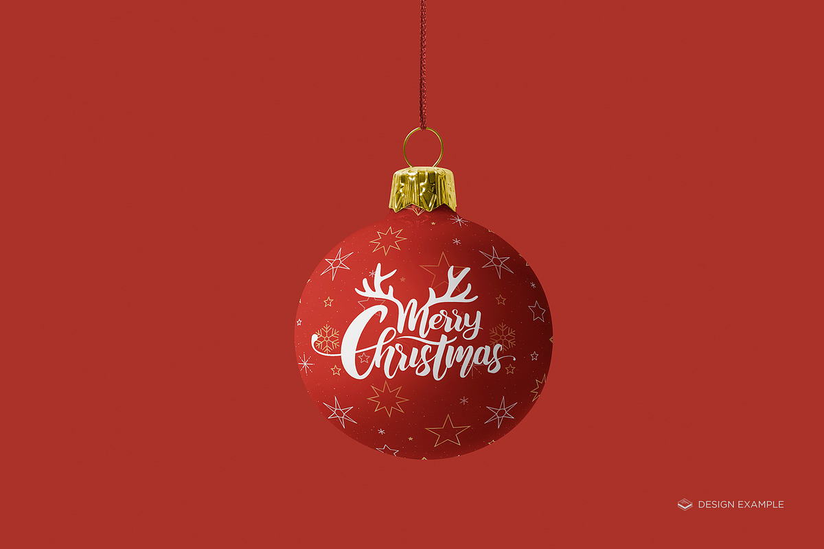 Christmas Ball Mock-up, a Product Mockup by Branda Keeps (Photo 11 of 17)
