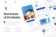 Stase - Real Estate ui kit mobile, an UI Kit Template by Korsa Agency (Thumbnail 1 of 6)