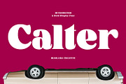Calter Serif Bold Display Font, a Serif Font by Maulana Creative (Thumbnail 1 of 8)