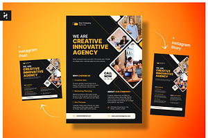 Business Service Corporate Flyer, a Flyer Template by Neermana