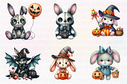Halloween Voodoo Bunny Doll, an Illustration by CreationArt (Thumbnail 4 of 5)