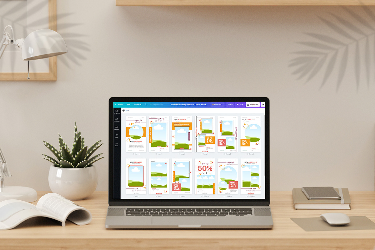 Canva Animated Instagram Stories, a Social Media Template by UP Studio (Photo 6 of 7)