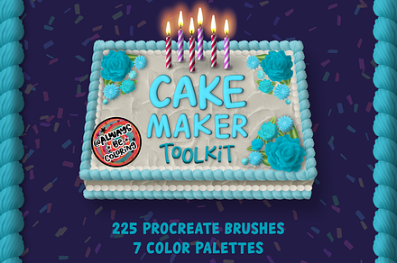 Procreate Cake Maker Toolkit